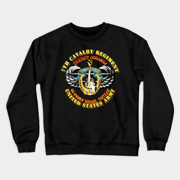 Air Assault - 7th Cav - IA Drang - 1 Crewneck Sweatshirt by twix123844